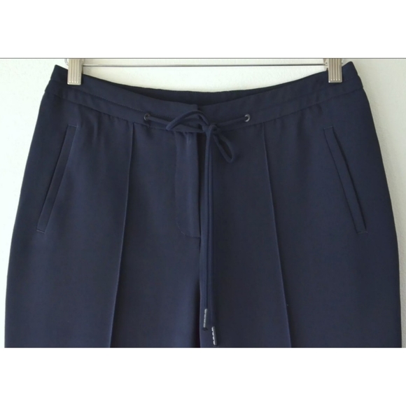 VERONIKA MAINE NAVY TAPERED ZIP ANKLE JOGGER PANTS - Picture 2 of 3